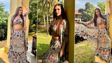 Esha Deol Nails the Boho Trend With a Cropped Top, Skirt, and Jacket, Sets Major Spring and Summer Fashion Goals (View Pics)